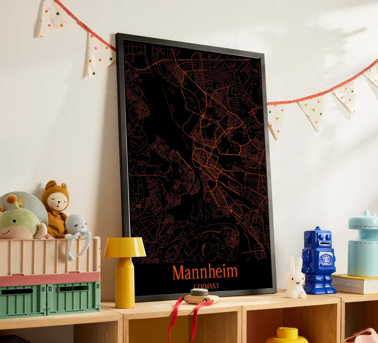 Mannheim carta hahnemühle da MiMap