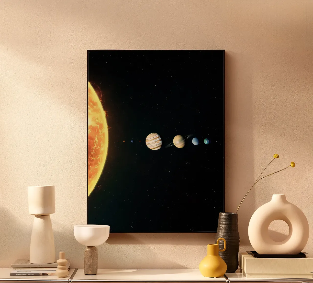 SISTEMA SOLARE alluminio dibond da Ethan Smith