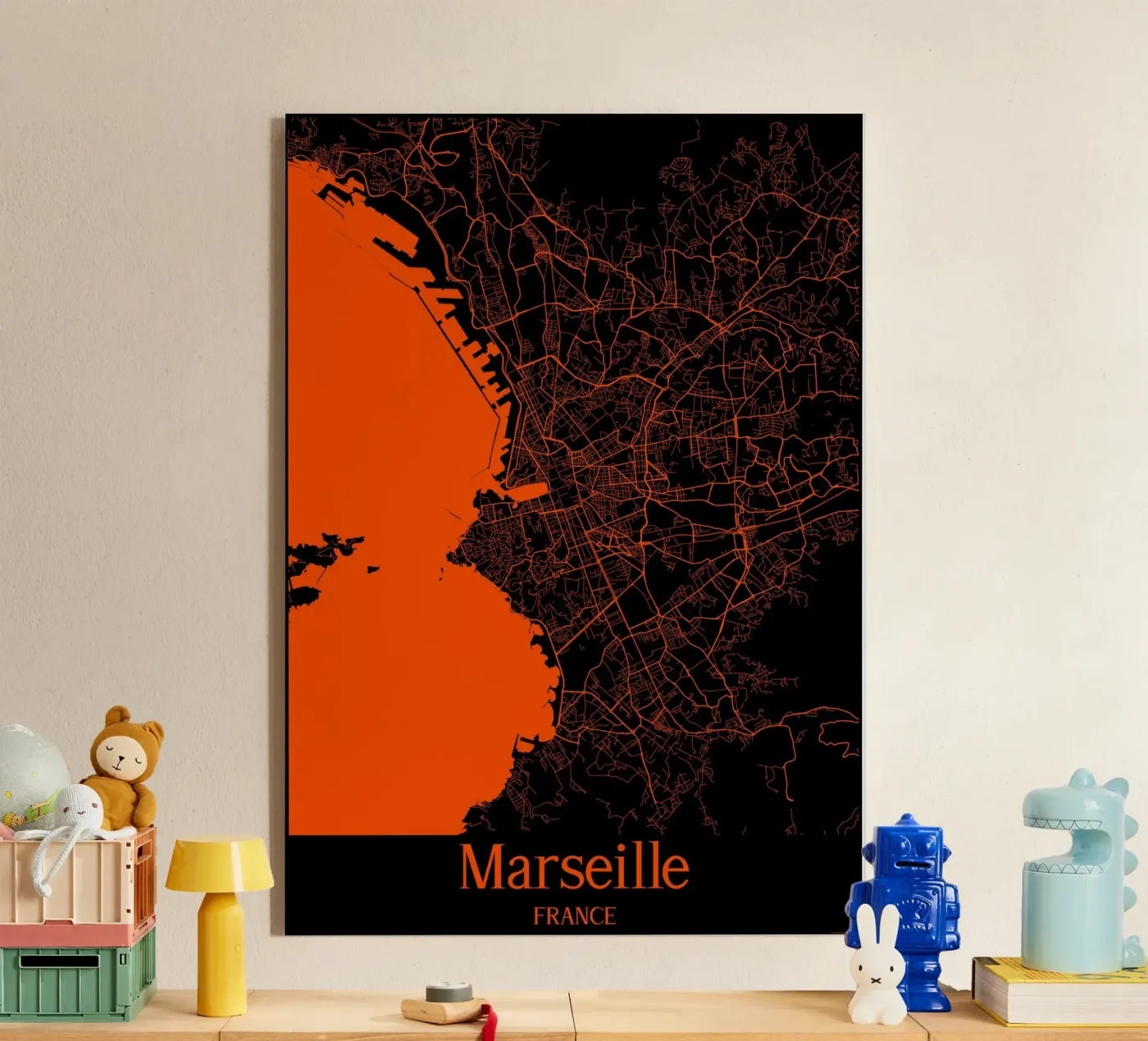 Marseille acrylic glass by MiMap