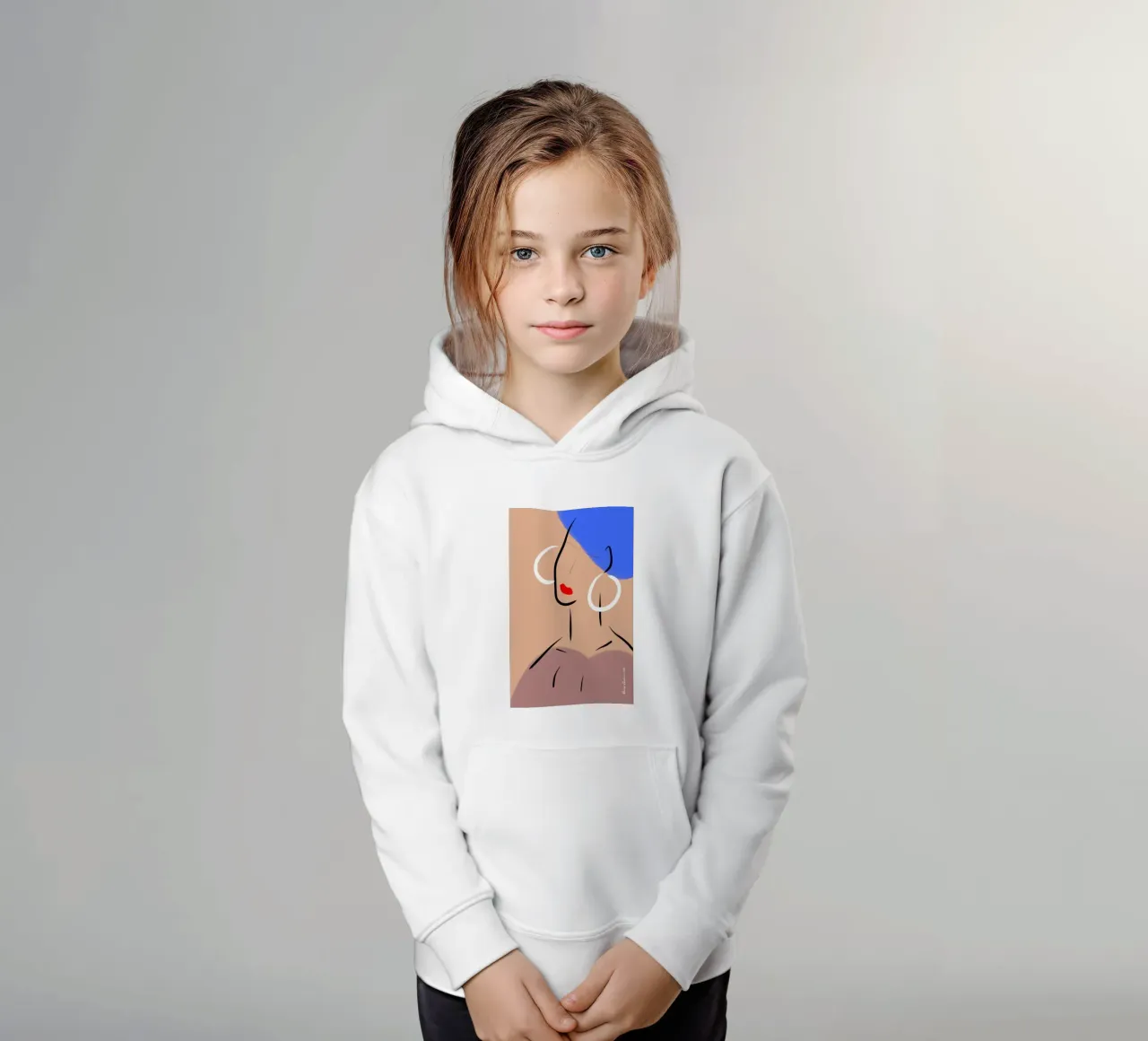 Alice felpa bambino con cappuccio da Mike Leymi