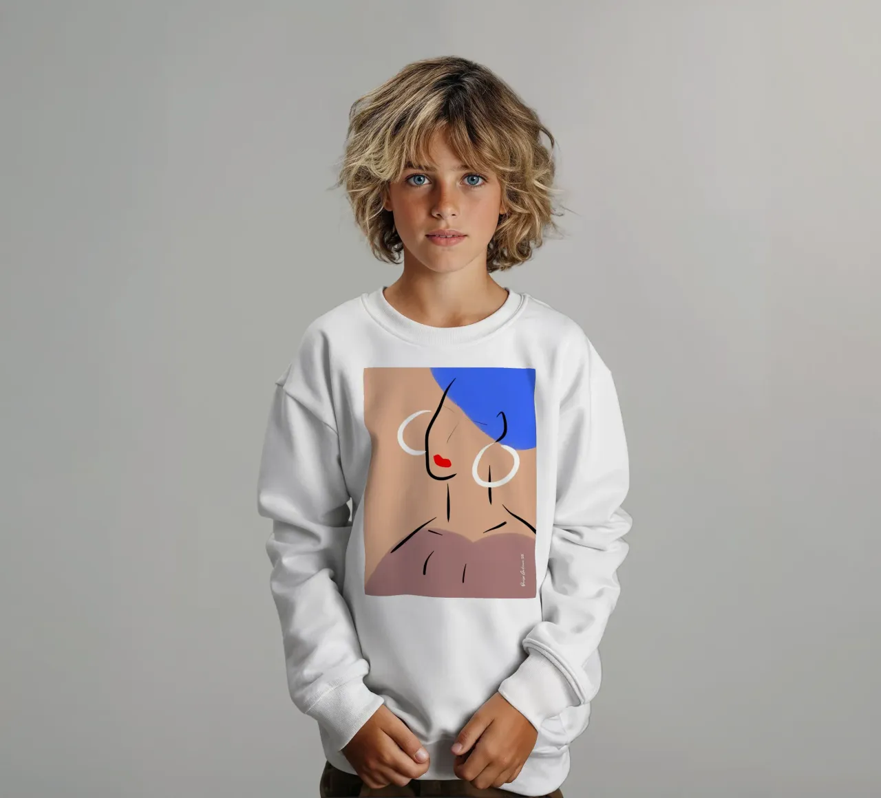 Alice felpa bambino da Mike Leymi