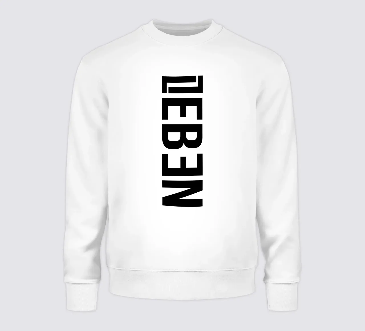 LEBEN.NEBEL. | bold letters felpa da FRICKE DESIGN