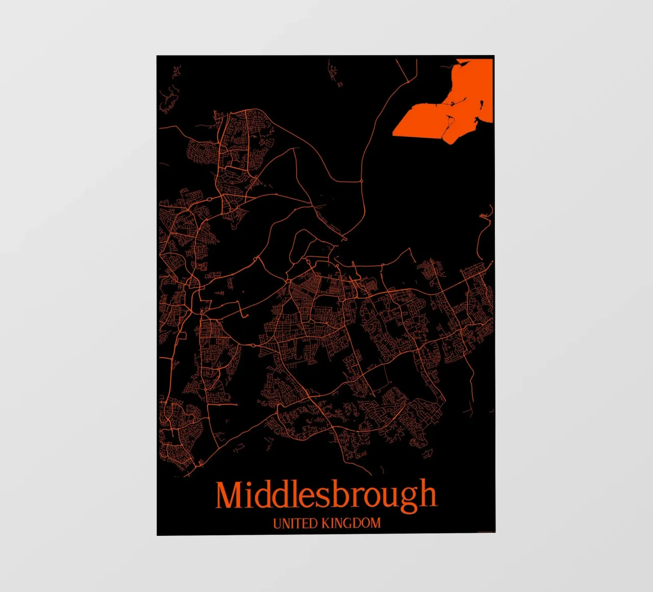 Middlesbrough fotobehang van MiMap