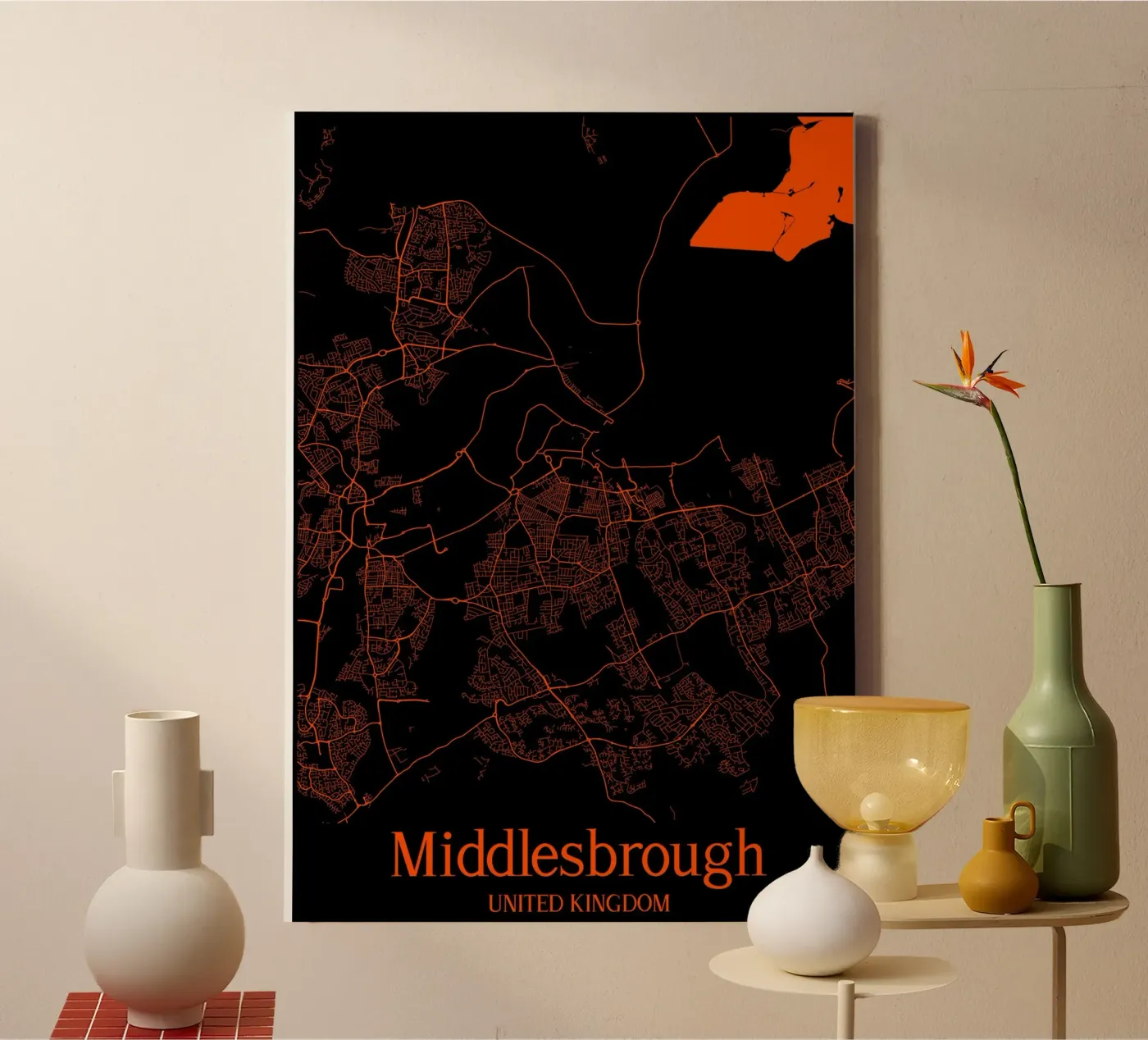 Middlesbrough tela da MiMap