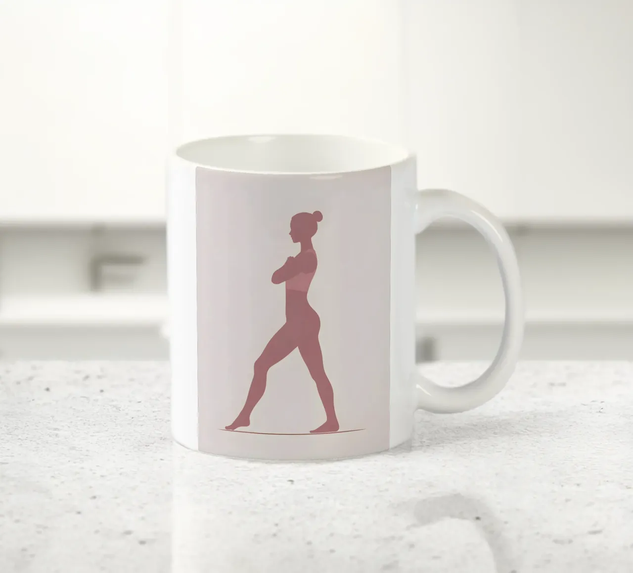 Silhouette allungata tazza in ceramica da LIFESTYLE OBJECTS
