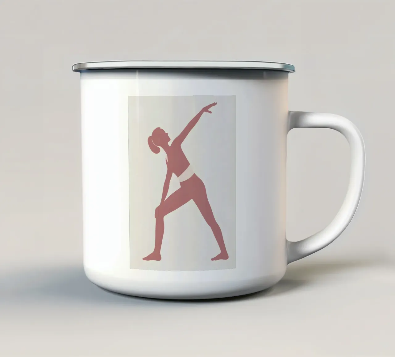 Silhouette allungata tazza in smalto da LIFESTYLE OBJECTS