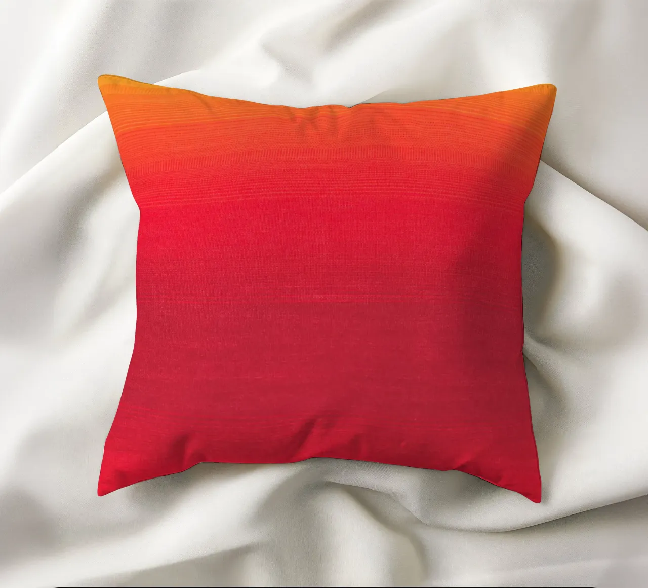 gradient yellow red cuscino da feny
