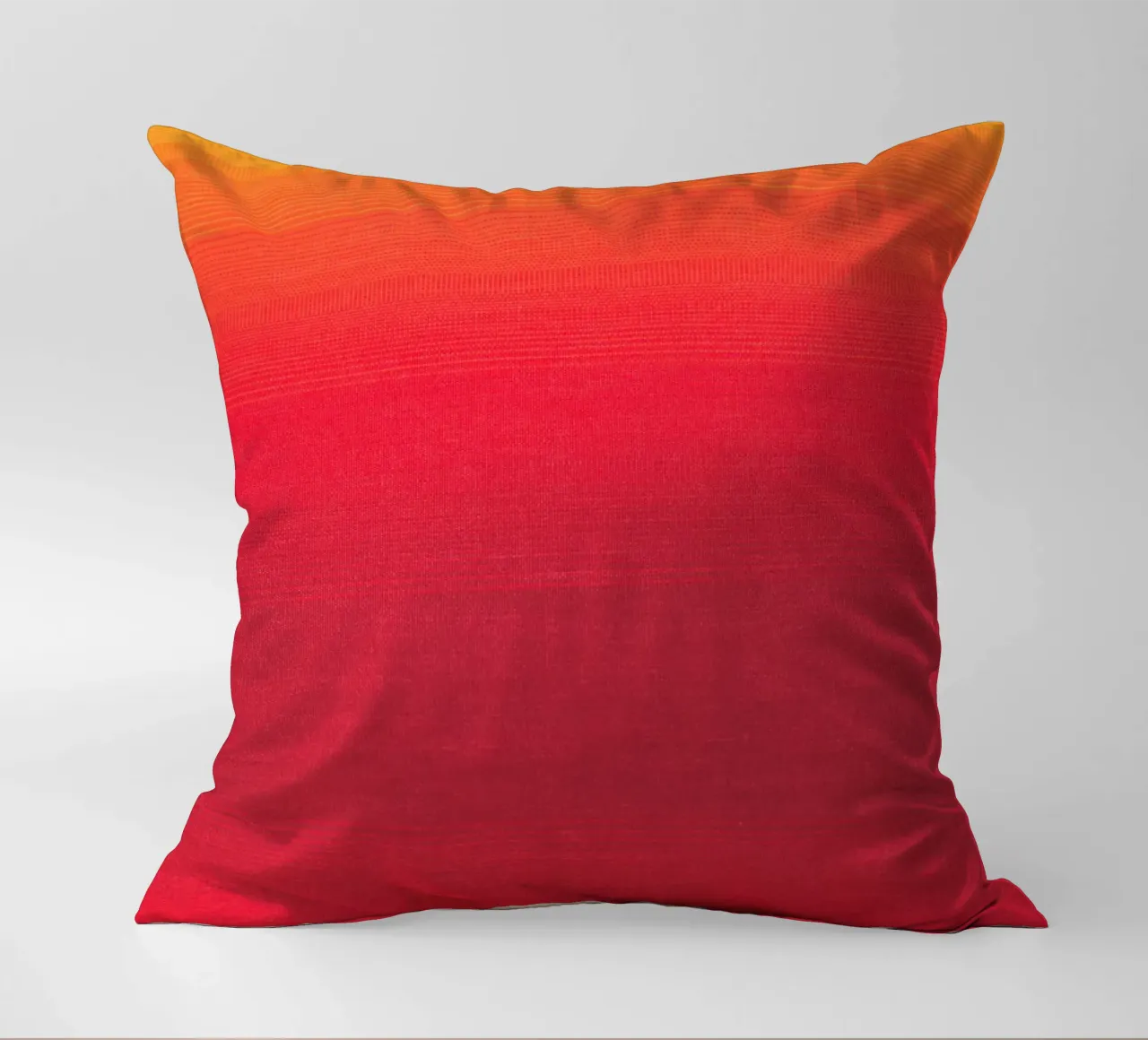 gradient yellow red cuscino da feny