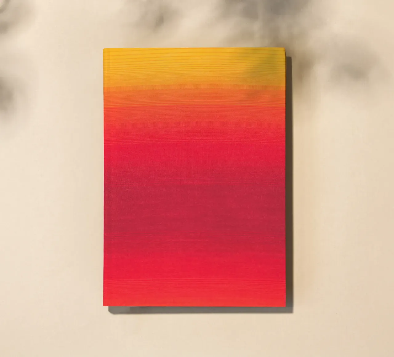 gradient yellow red notebook by feny