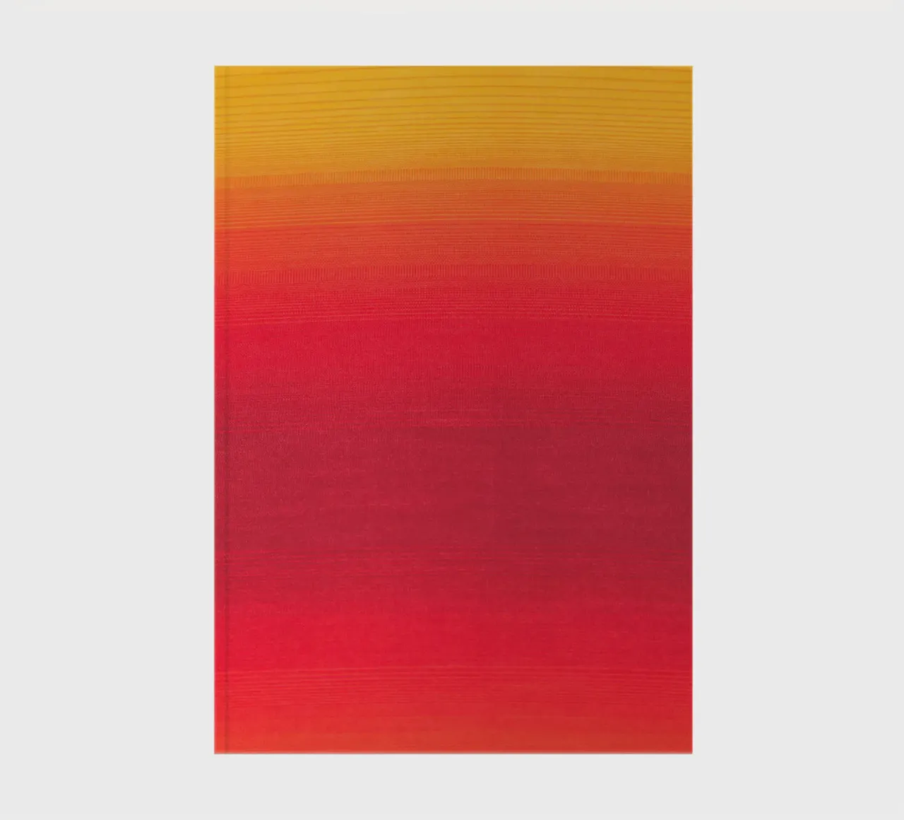 gradient yellow red notebook by feny