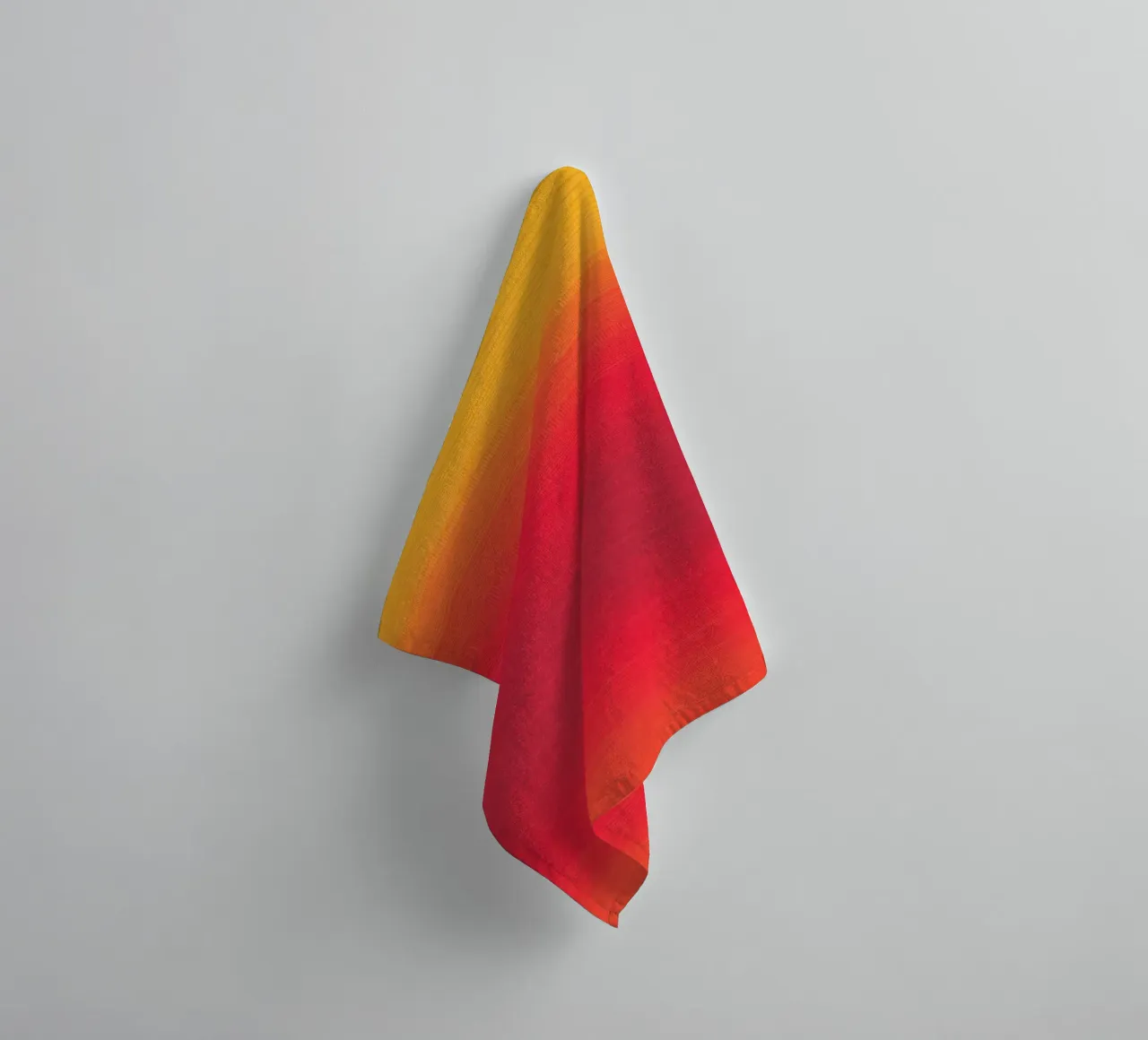 gradient yellow red asciugamano da bagno da feny