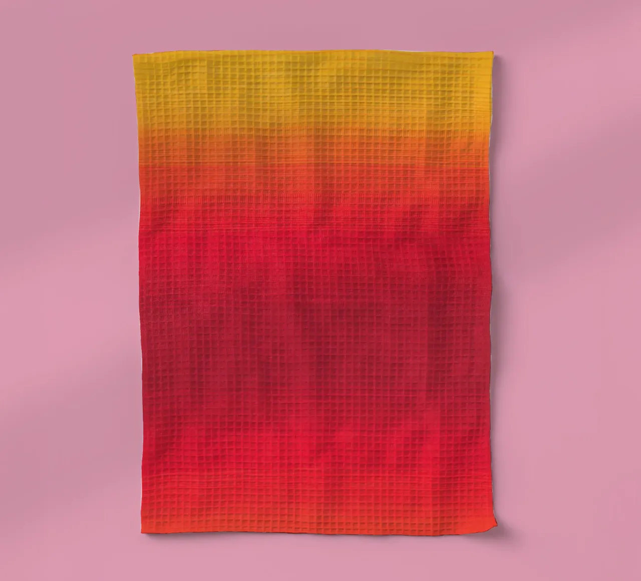 gradient yellow red canovaccio da cucina da feny