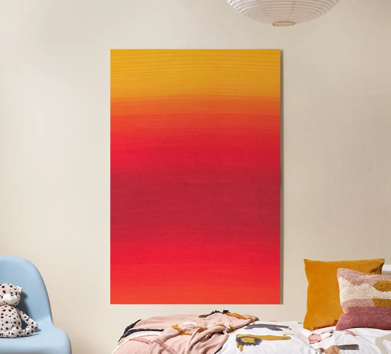 gradient yellow red plexiglass da feny