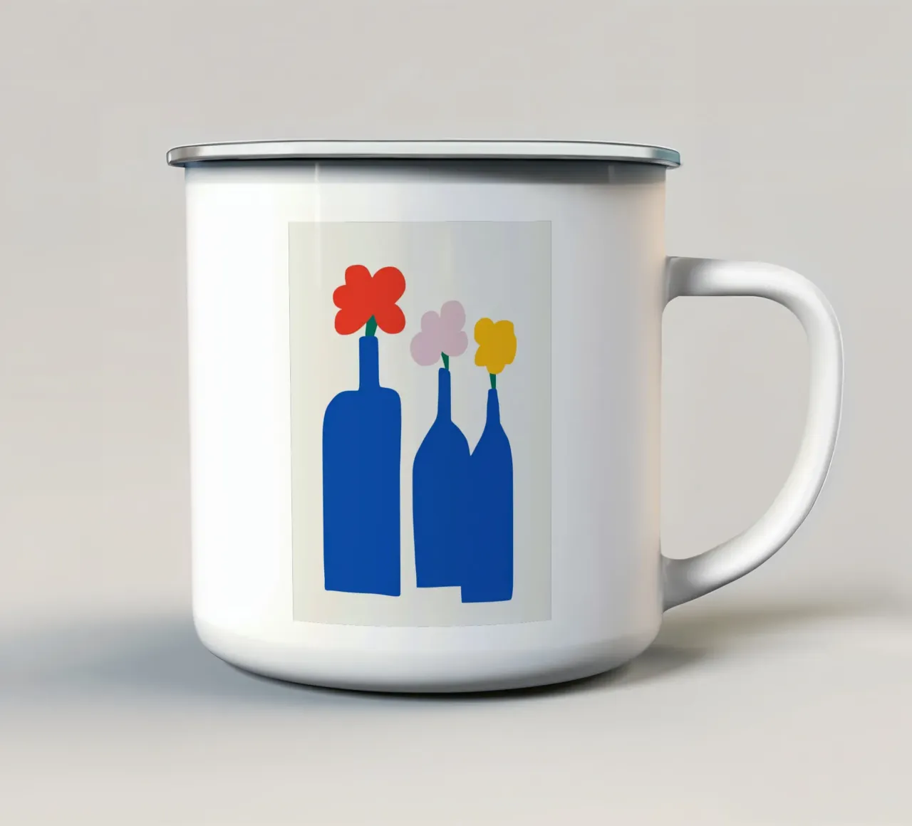 Fiori di vino tazza in smalto da Little Dean