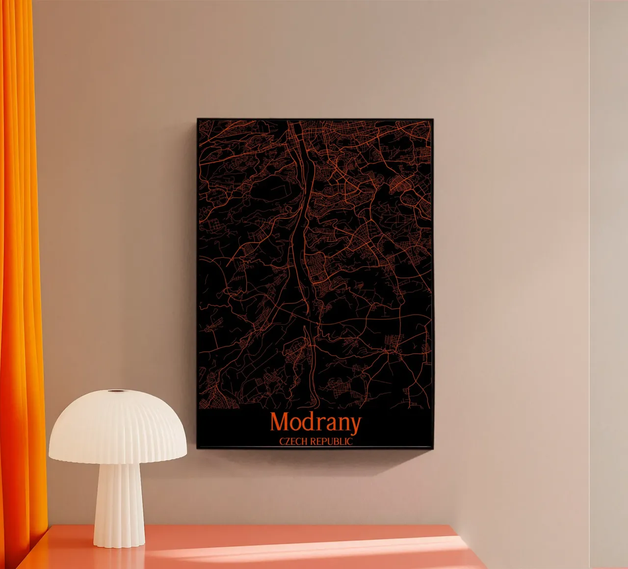 Modrany acryl van MiMap