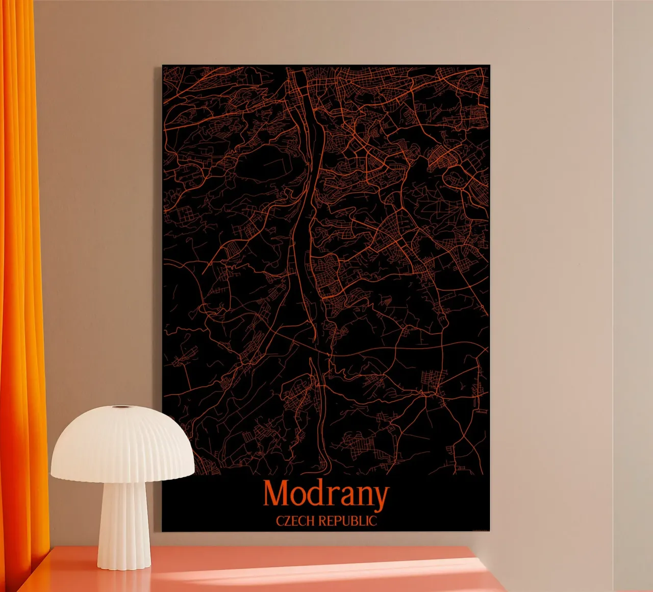 Modrany acryl van MiMap
