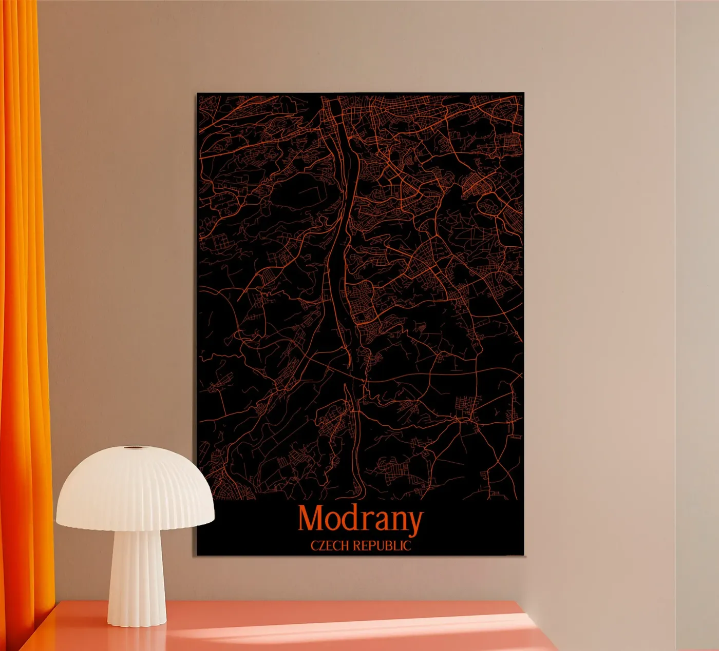 Modrany poster by MiMap