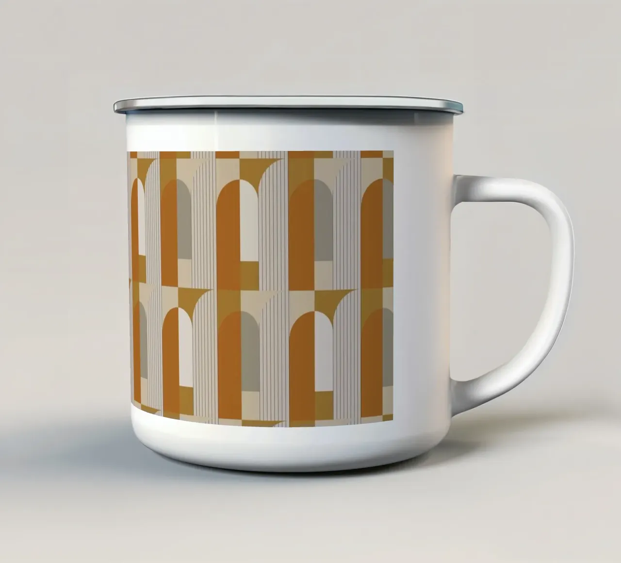 Archi moderni in terracotta tazza in smalto da KHouse Studio