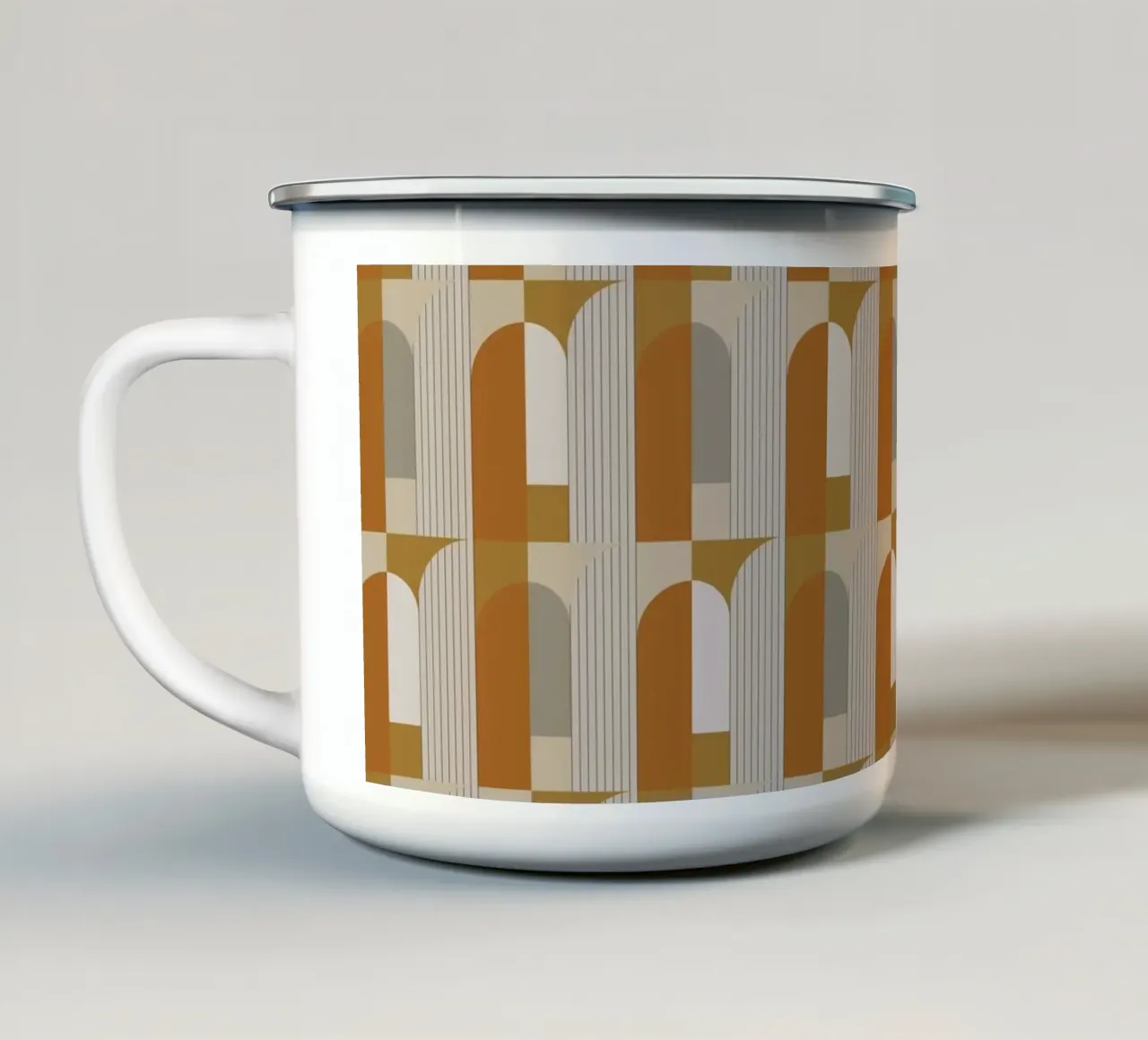 Archi moderni in terracotta tazza in smalto da KHouse Studio