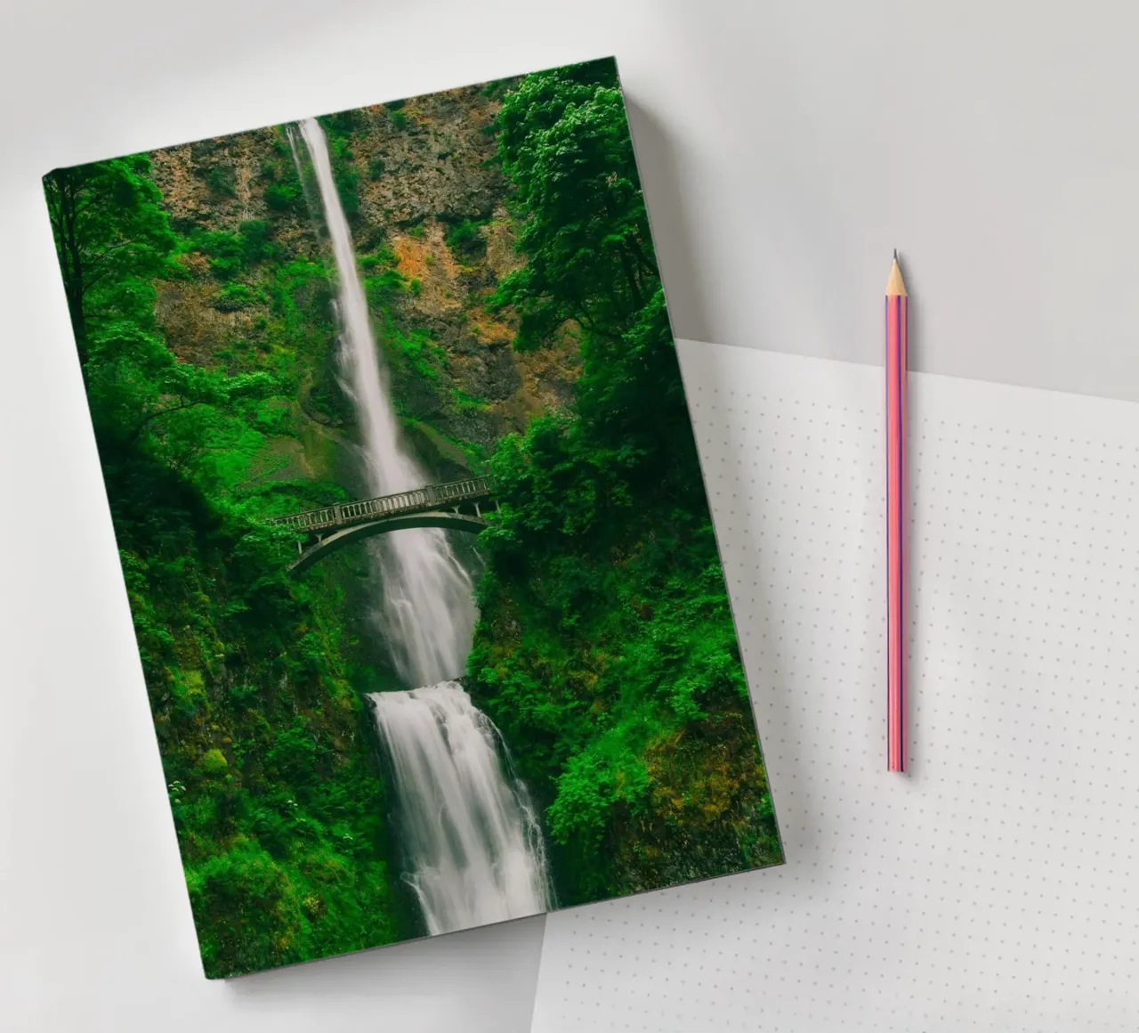 waterfall huge in nature notebook by feny