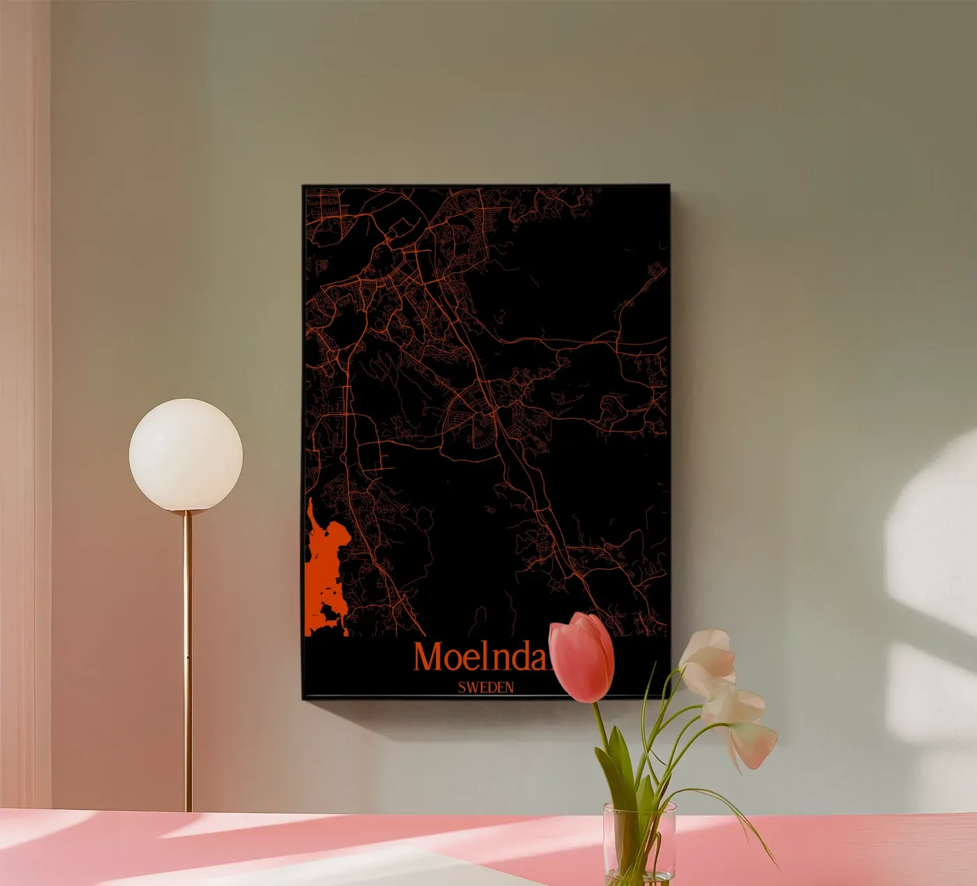 Moelndal Acryl-Glas von MiMap