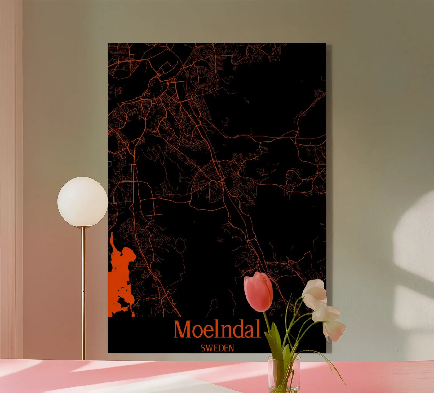 Moelndal Acryl-Glas von MiMap