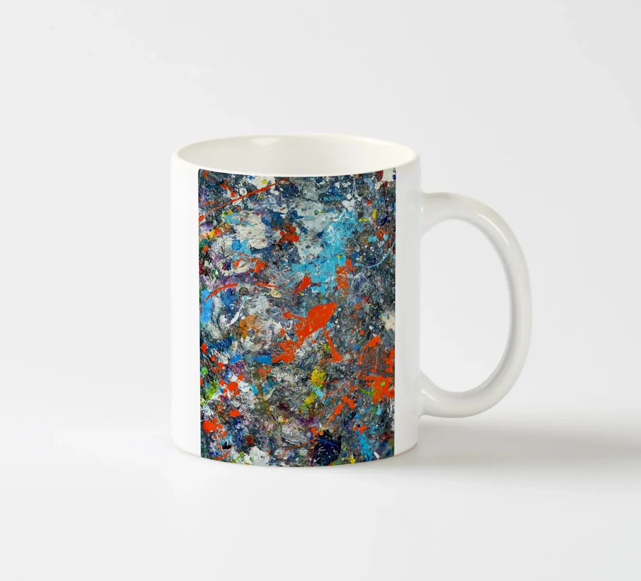 gradient random color taza de cerámica de feny