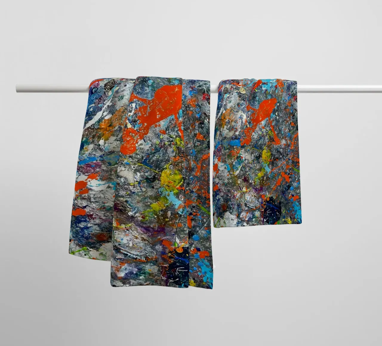 gradient random color serviette de bain de feny