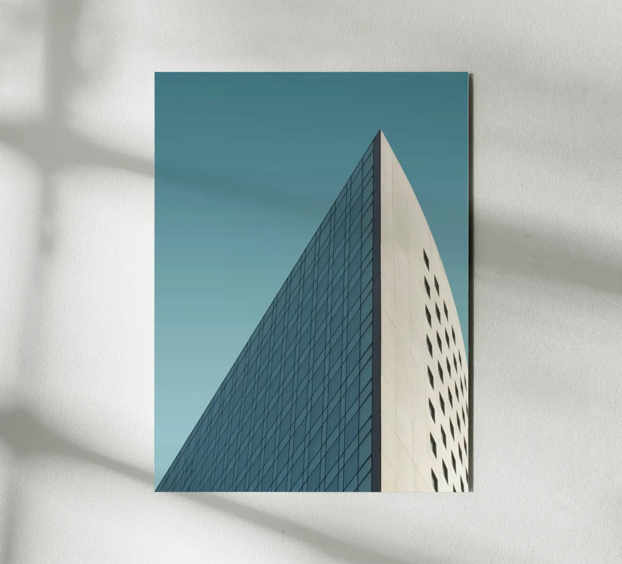 curve architecture in sky alluminio dibond da feny