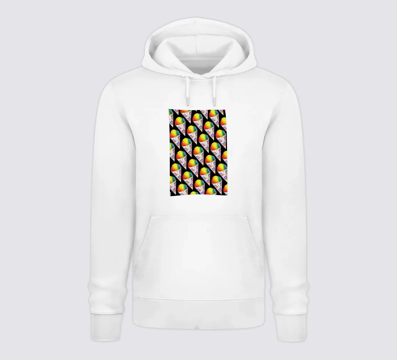 Snow Cone Pattern felpa con cappuccio da Kelly Gilleran