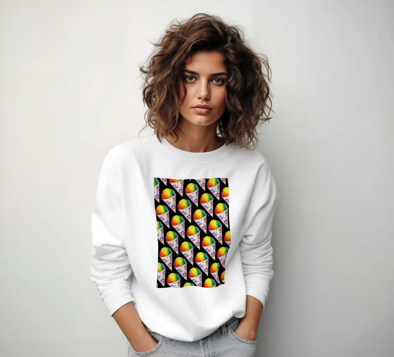 Snow Cone Pattern sweatshirt by Kelly Gilleran