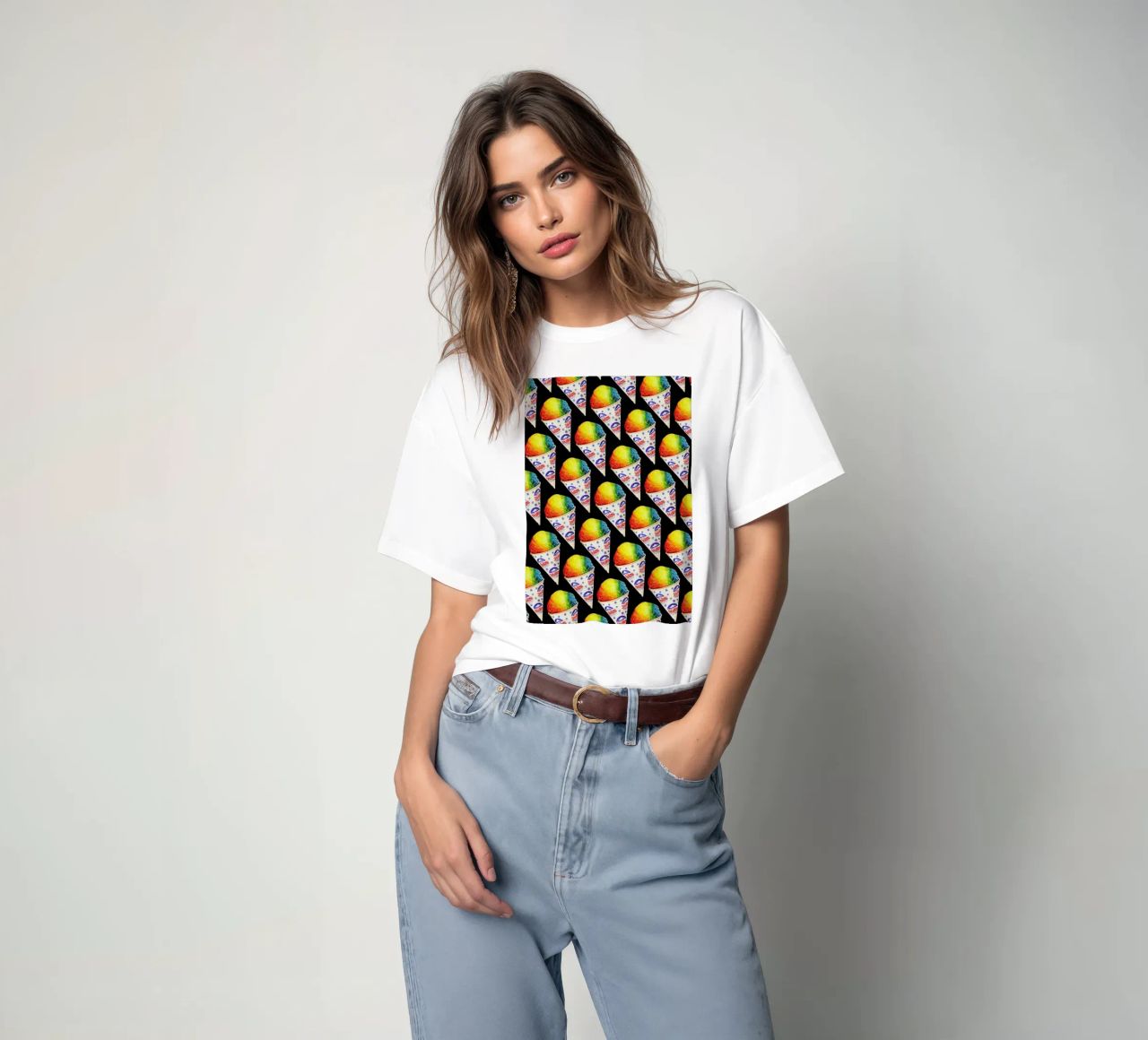 Snow Cone Pattern t-shirt da Kelly Gilleran