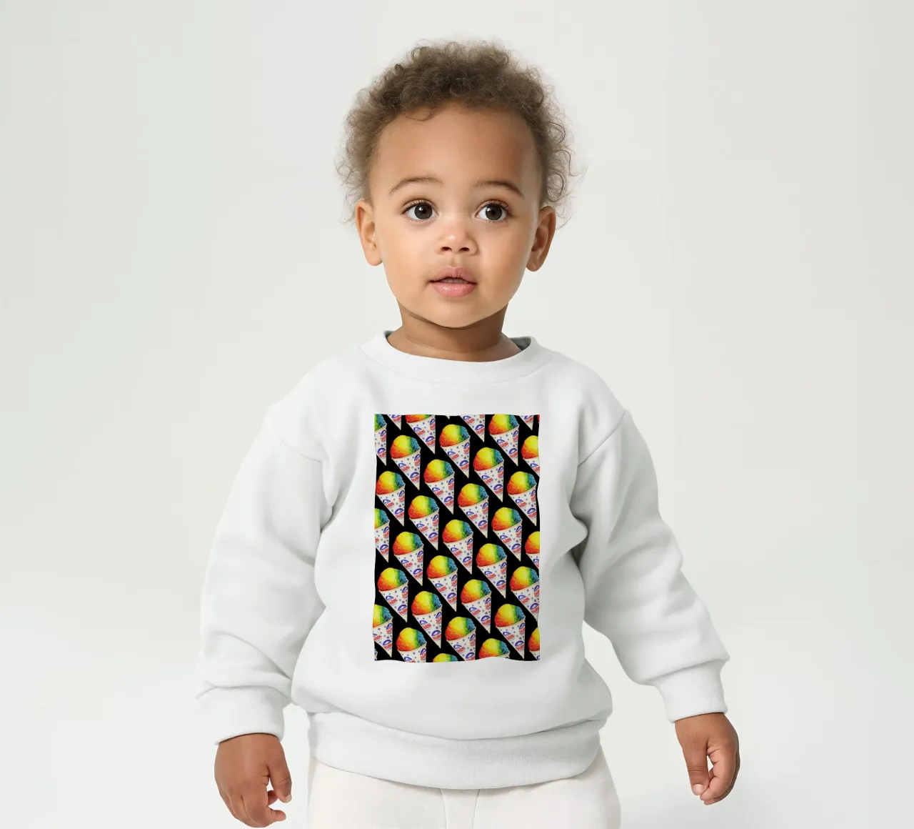 Snow Cone Pattern felpa neonato da Kelly Gilleran