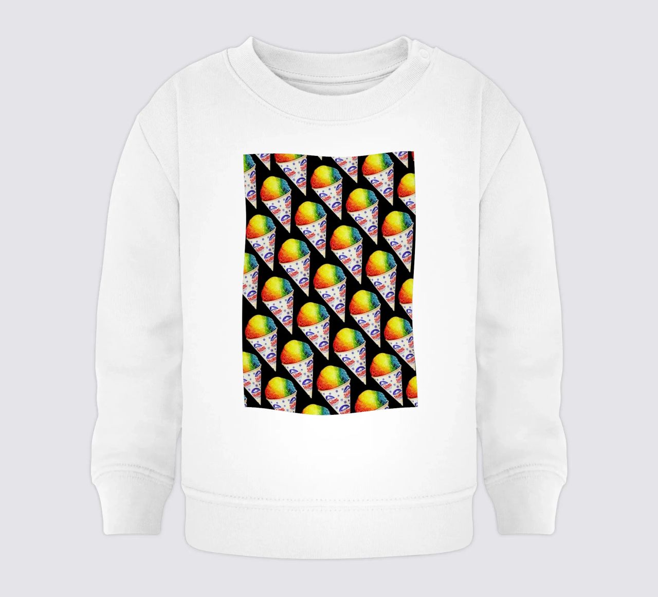Snow Cone Pattern felpa neonato da Kelly Gilleran