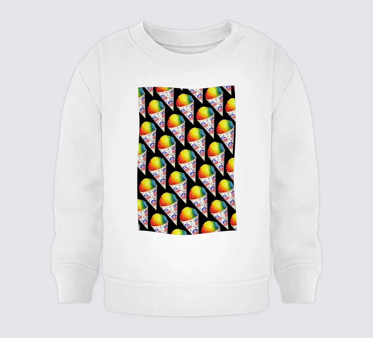 Snow Cone Pattern felpa neonato da Kelly Gilleran