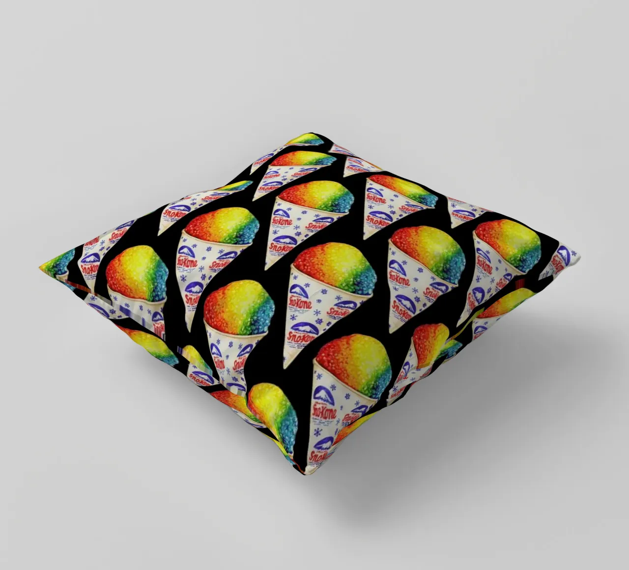 Snow Cone Pattern Kissen von Kelly Gilleran