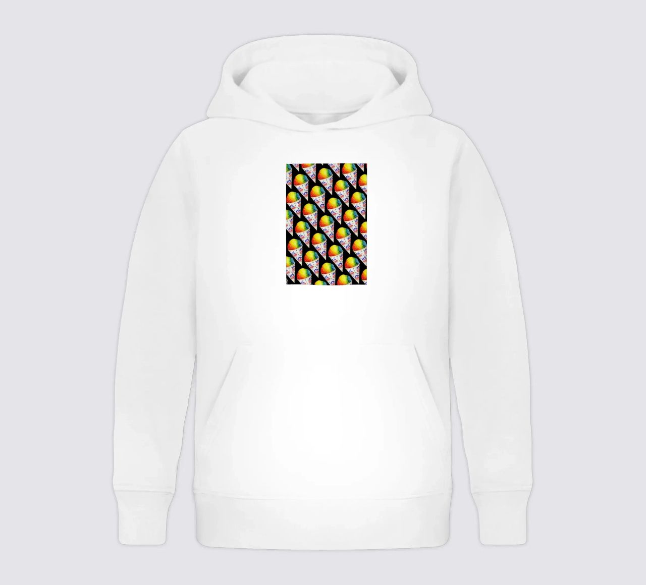 Snow Cone Pattern felpa bambino con cappuccio da Kelly Gilleran