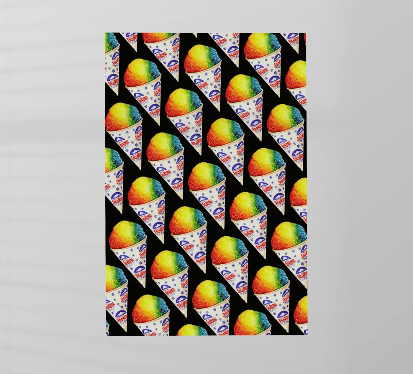 Snow Cone Pattern Backlit Folie von Kelly Gilleran