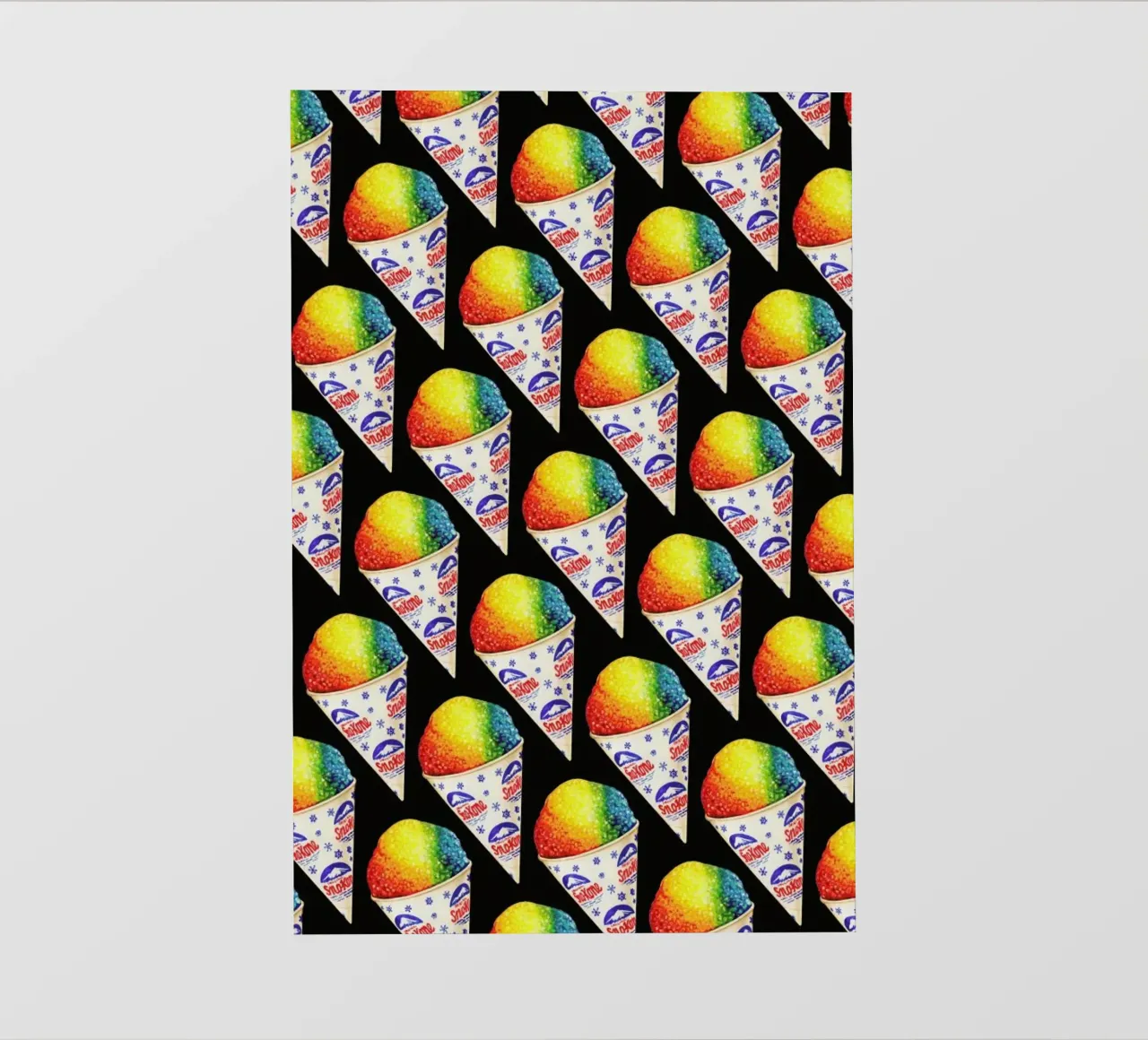 Snow Cone Pattern Backlit Folie von Kelly Gilleran