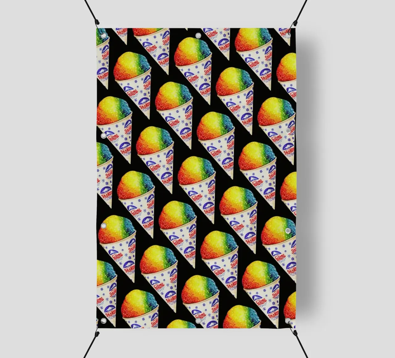 Snow Cone Pattern pvc-zeil van Kelly Gilleran