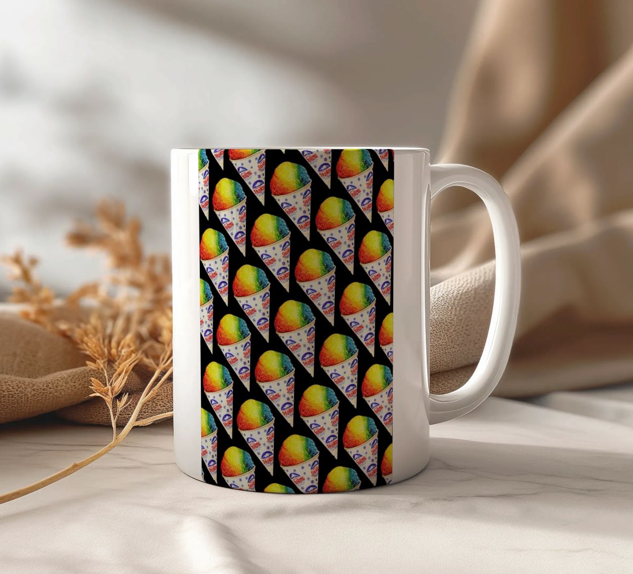 Snow Cone Pattern tazza in ceramica da Kelly Gilleran