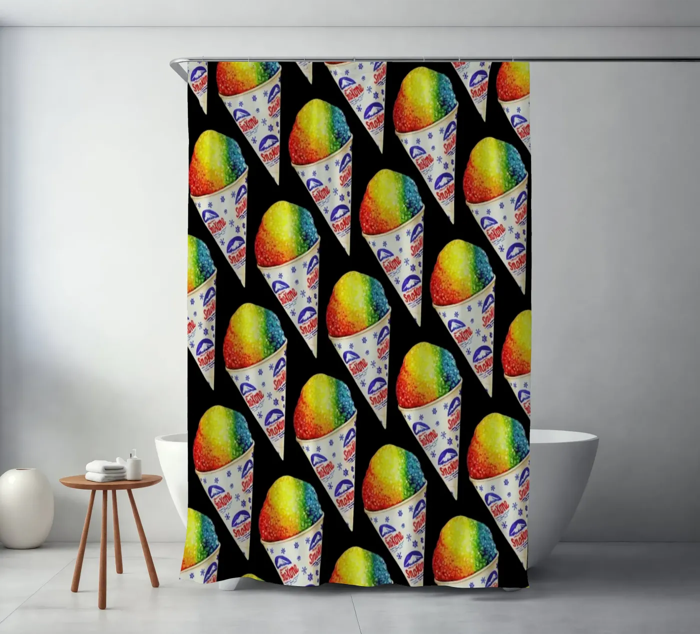 Snow Cone Pattern douchegordijn van Kelly Gilleran