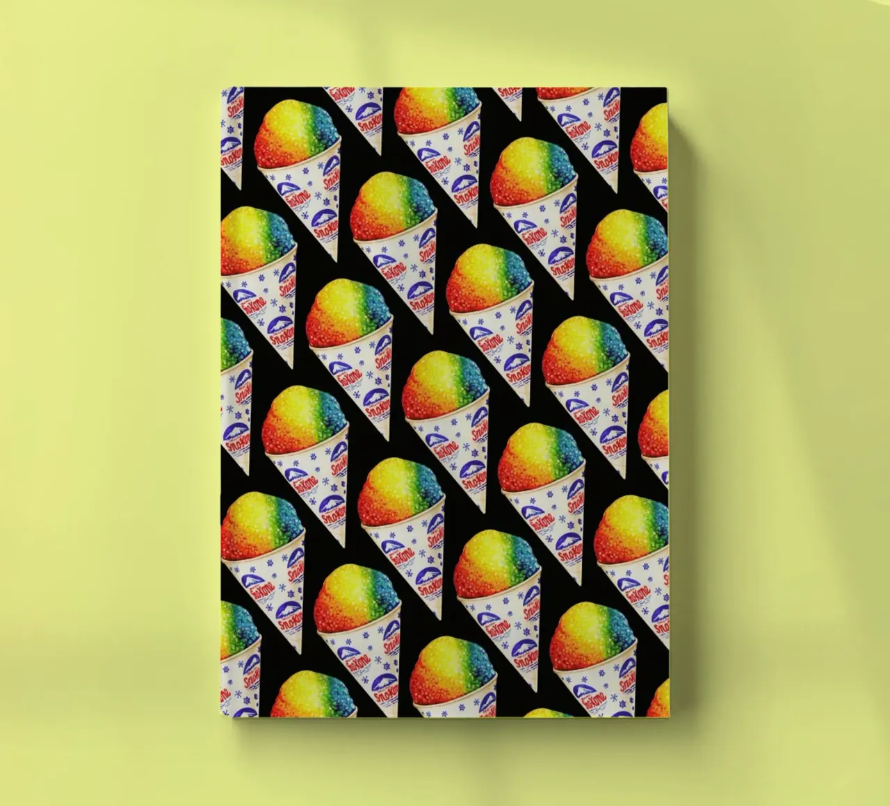 Snow Cone Pattern notebook by Kelly Gilleran
