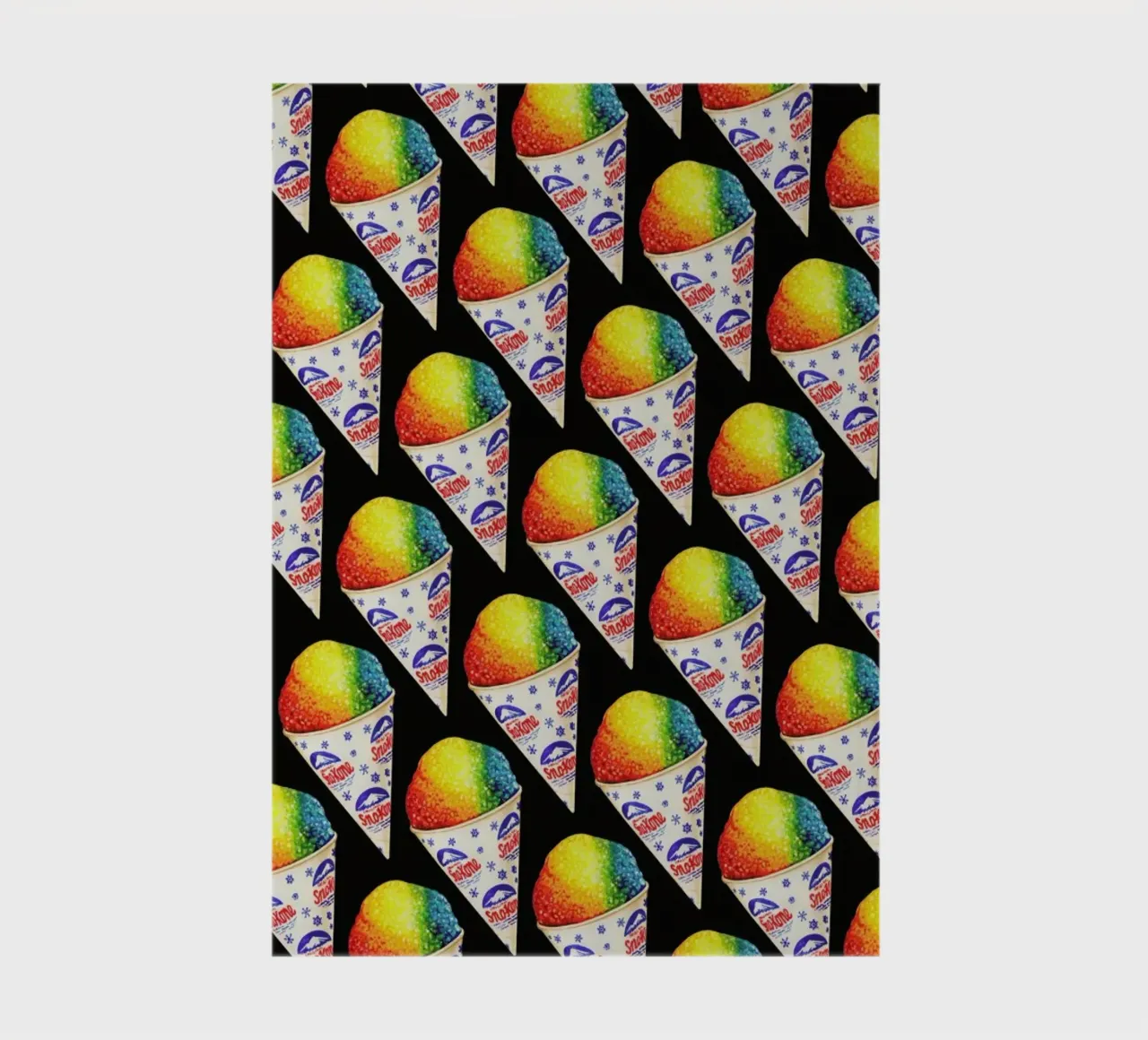 Snow Cone Pattern notebook by Kelly Gilleran