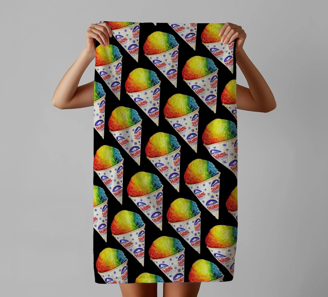 Snow Cone Pattern asciugamano da bagno da Kelly Gilleran