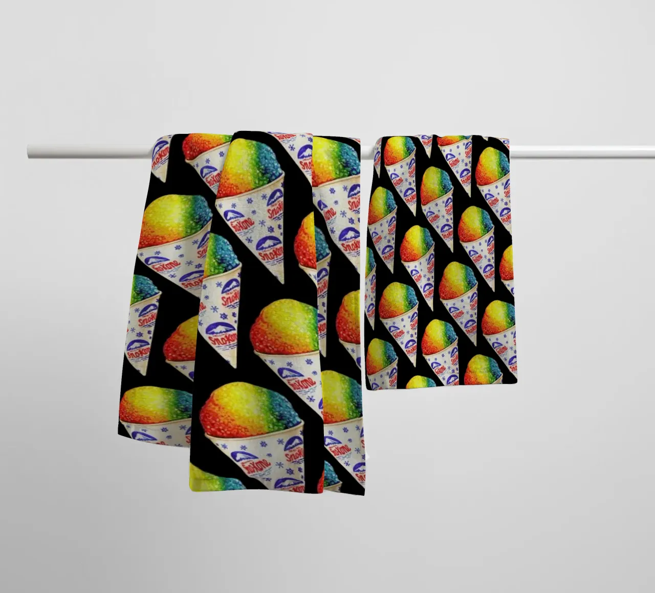 Snow Cone Pattern Handtuch von Kelly Gilleran