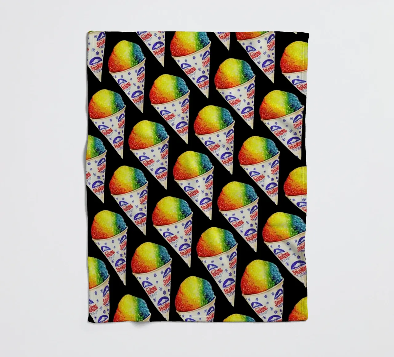 Snow Cone Pattern Fleecedecke von Kelly Gilleran