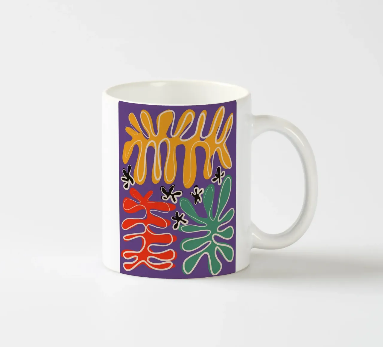 Corallo groovy tazza in ceramica da Little Dean