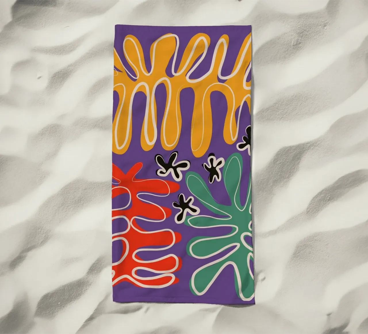Corallo groovy telo mare da Little Dean