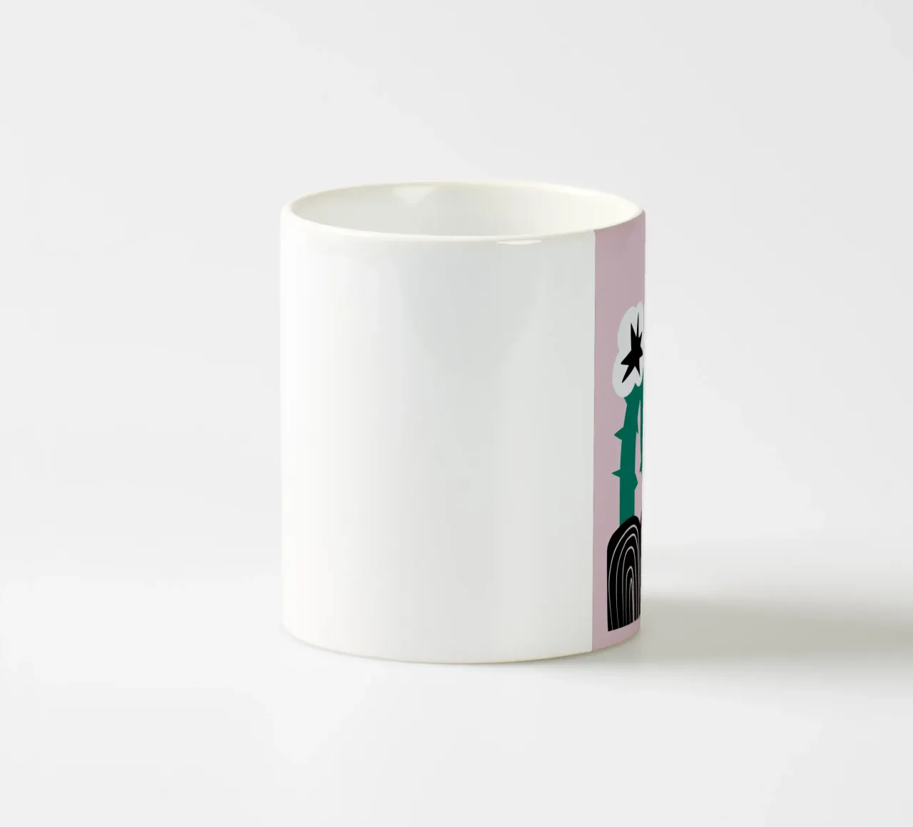 Fiori di cactus spinoso tazza in ceramica da Little Dean